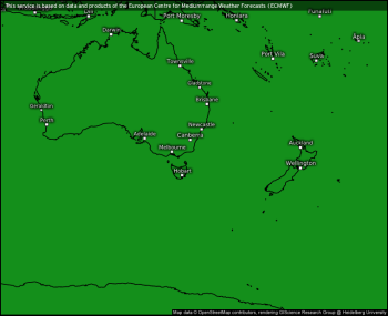 Haze (Dust) maps New Zealand