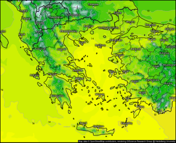 ICON&nbsp;EU maps Greece