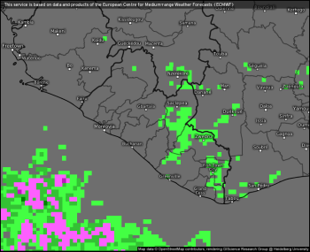 Significant weather maps Liberia