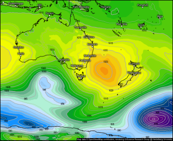 ARPEGE maps Australia
