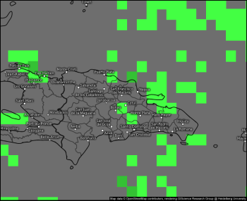 GFS maps Dominican Republic